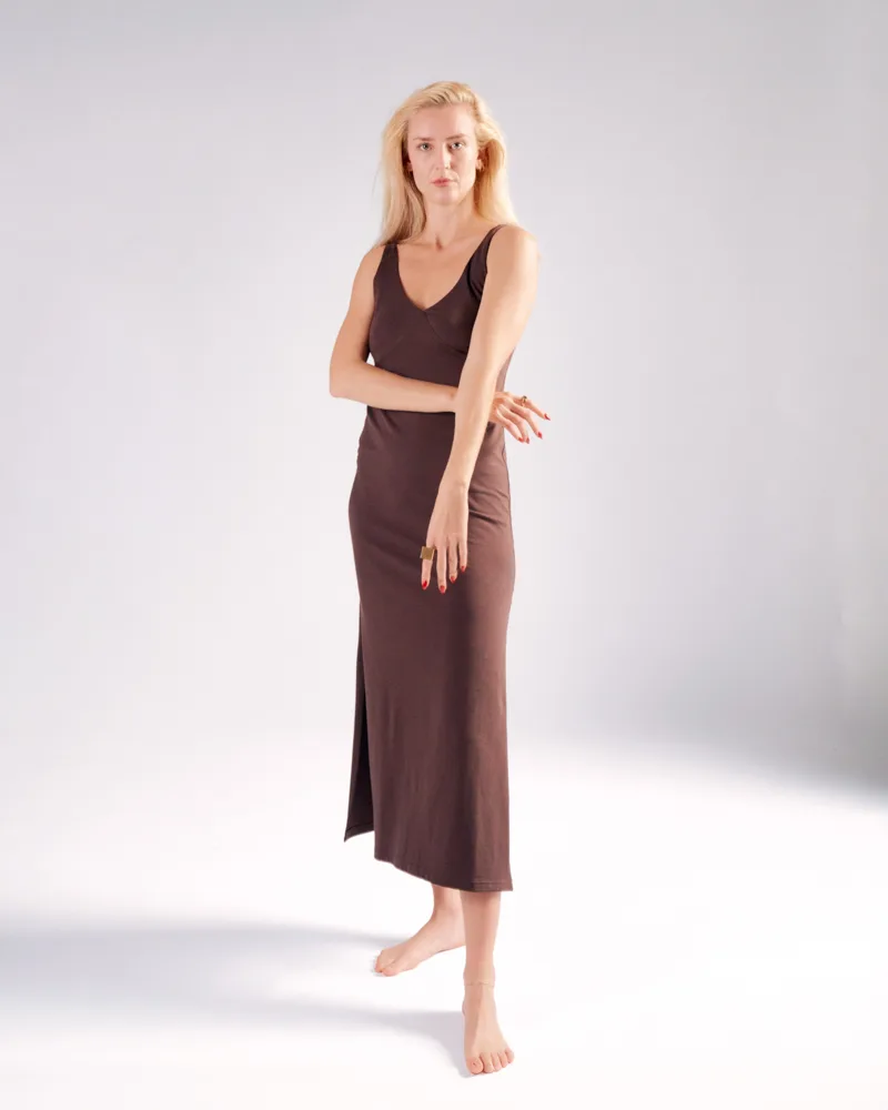 VERA Dress Brown - Image 6