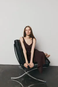 VERA Dress Brown - Image 2